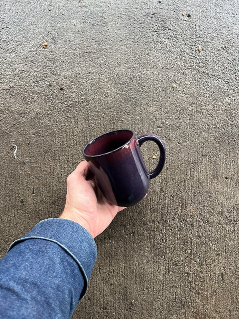Purple Ceramic Coffee Mug