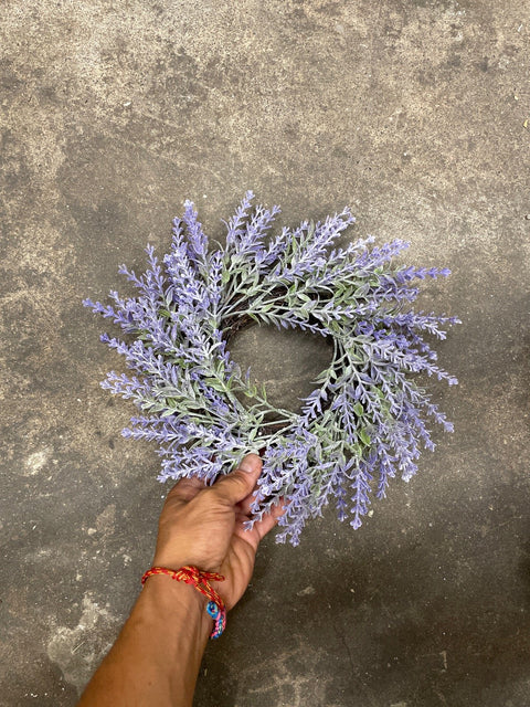 Purple Lavender Wreath