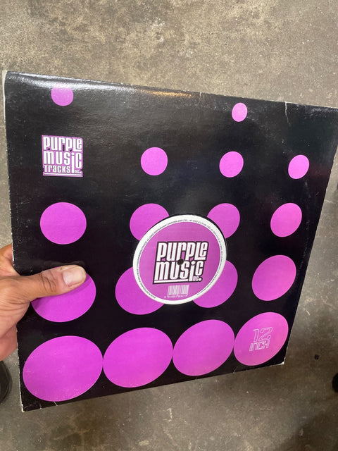 Purple Music Tracks Vinyl