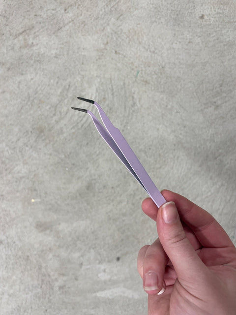 Purple Precision Tweezers