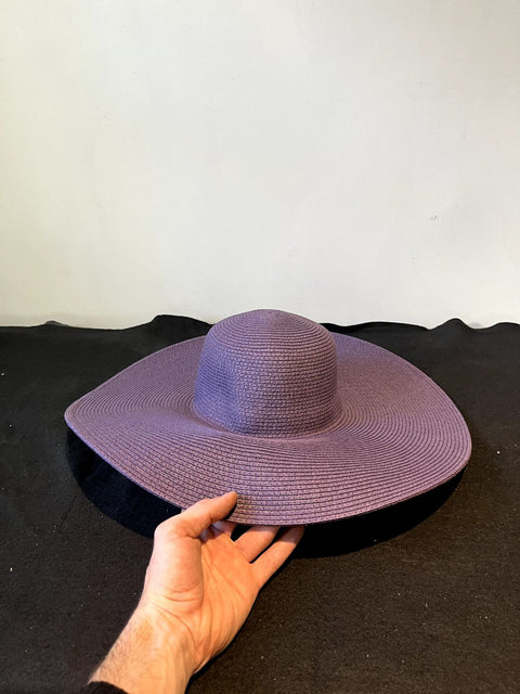Purple Summer Hat, One Size
