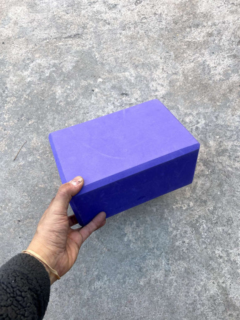 Purple Yoga Block
