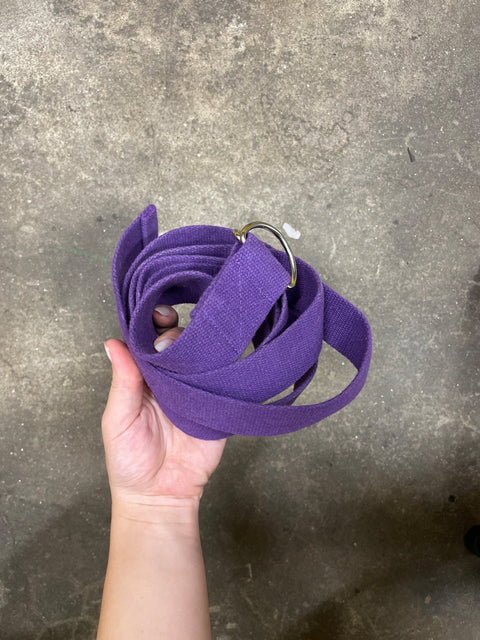 Purple Yoga Strap