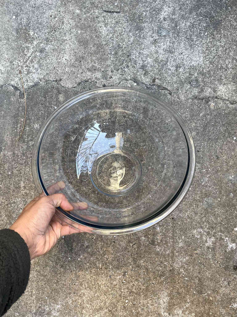 Pyrex Clear Glass Mixing Bowl