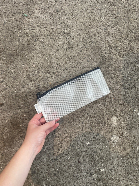 Quantum Mesh Zipper Pouch