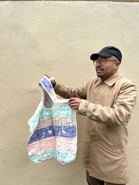 Quilt Hoodie Thing For A Baby After The Bath