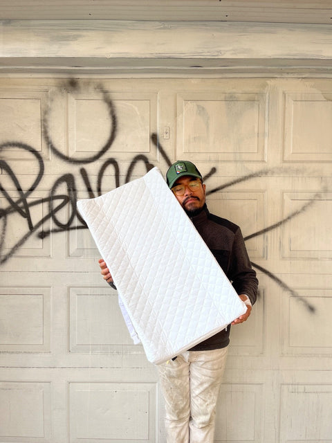 Quilted Baby Changing Mat You Can Attach To A Dresser