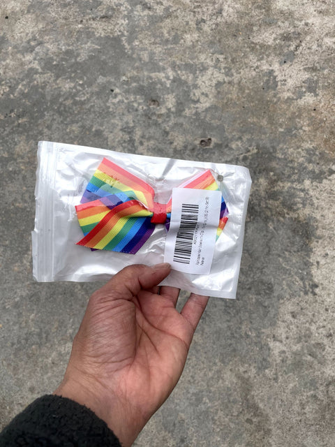 Rainbow Bow Tie