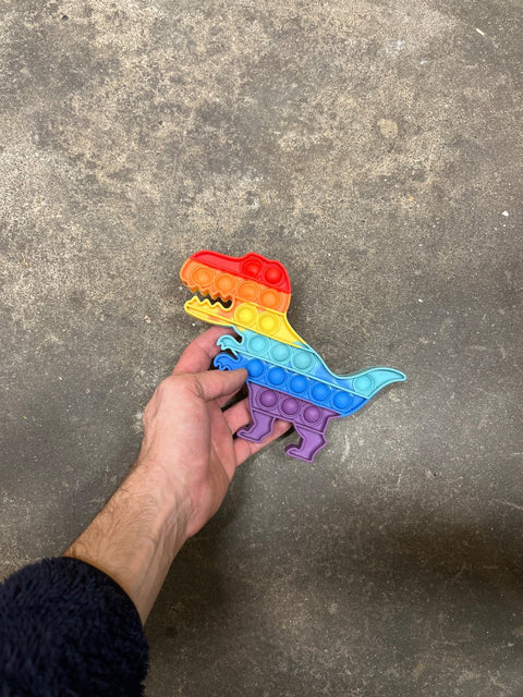 Rainbow Dino Pop It Toy