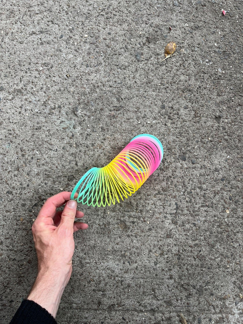 Rainbow Slinky Toy