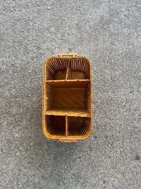 Rattan Cutlery Holder