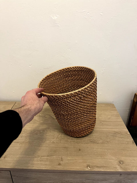 Rattan Waste Basket