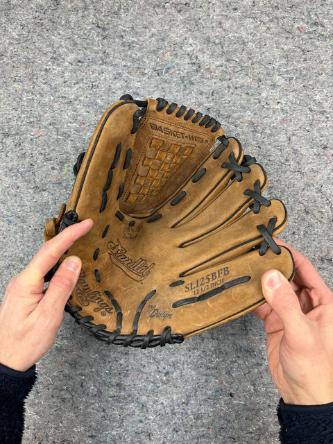 Rawlings Sandlot Series Leather Baseball/Softball Glove, 12 1/2" Right Handed