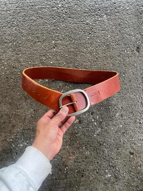 Real Leather Belt, XS