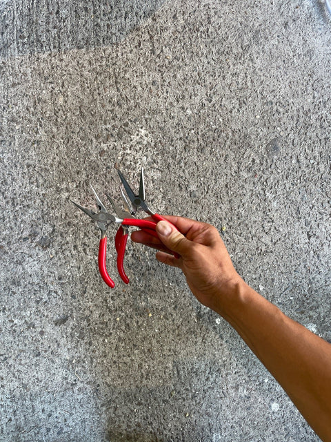 Red Handle Precision Pliers