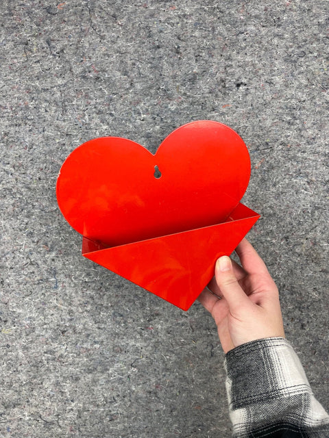 Red Heart Wall Pocket