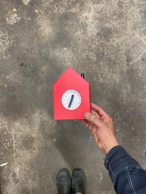 Red House Clock