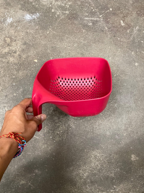Red Kitchen Colander
