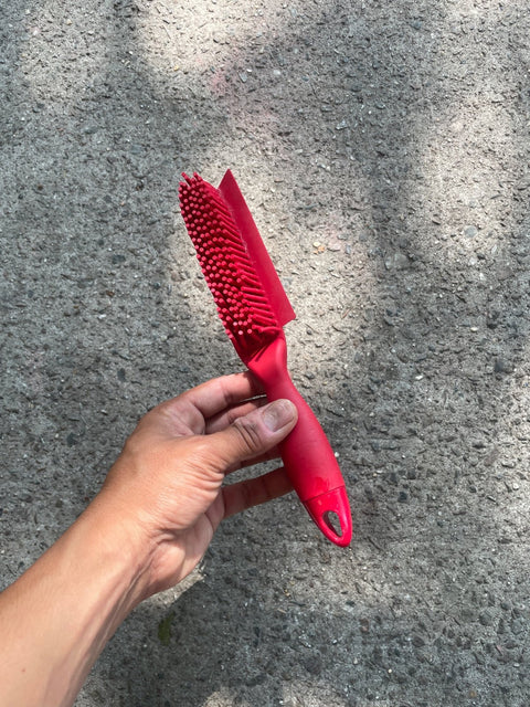 Red Pet Grooming Brush