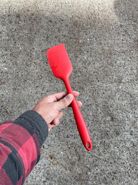 Red Silicone Spatula