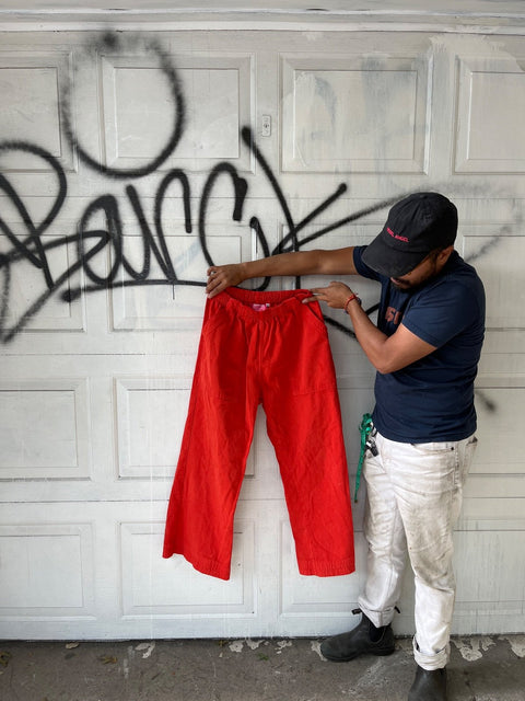 Red Big Bud Press Action Pants, Size L