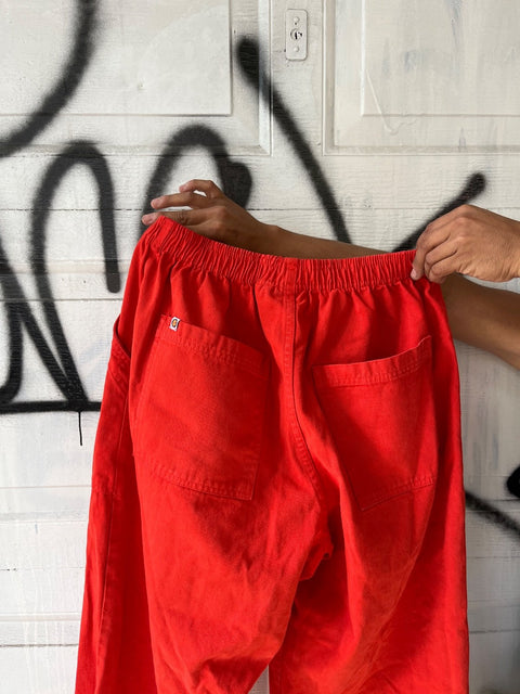 Red Big Bud Press Action Pants, Size L