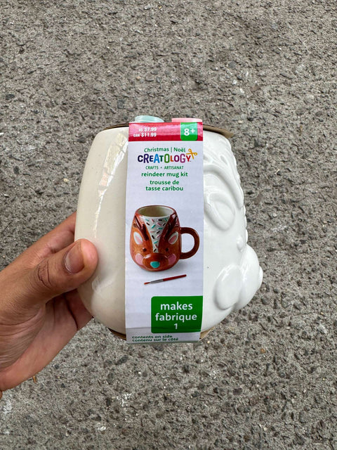 Reindeer Mug Kit To Paint Yourself