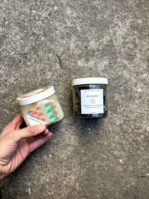 Relaxing Bath Salts Set, Opened