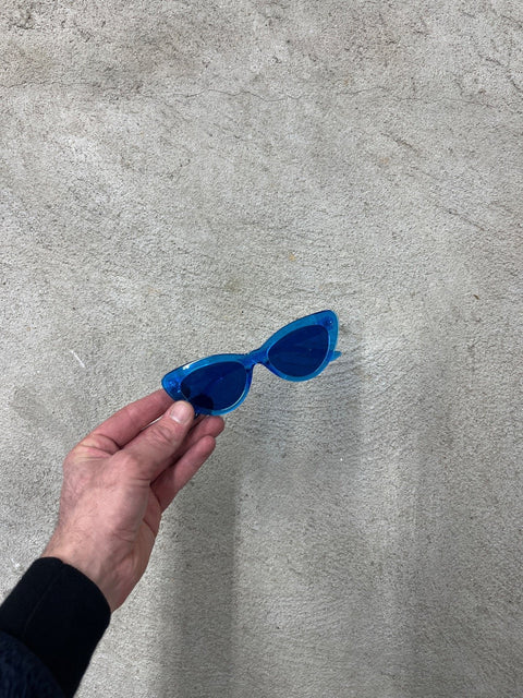 Retro Blue Tinted Sunglasses