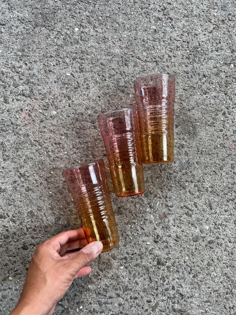 Retro Colored Drinkware Set
