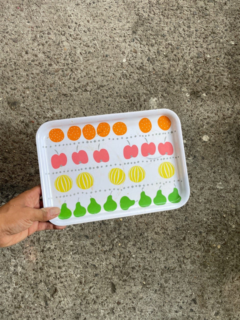 Retro Fruit Serving Tray