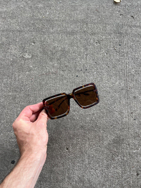 Retro Looking Tortoiseshell Sunglasses