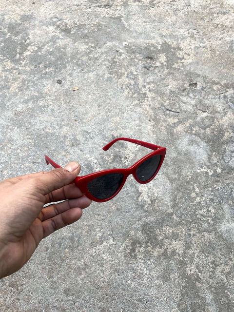 Retro Red Sunglasses