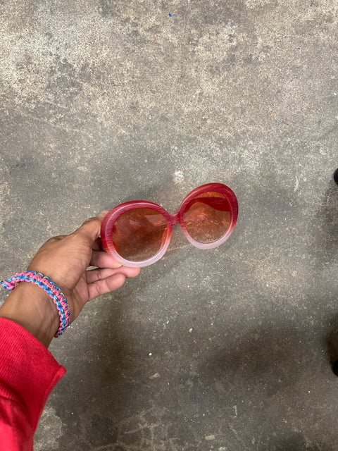 Retro Red Sunglasses