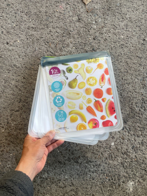 Reusable Freezer Food Bags
