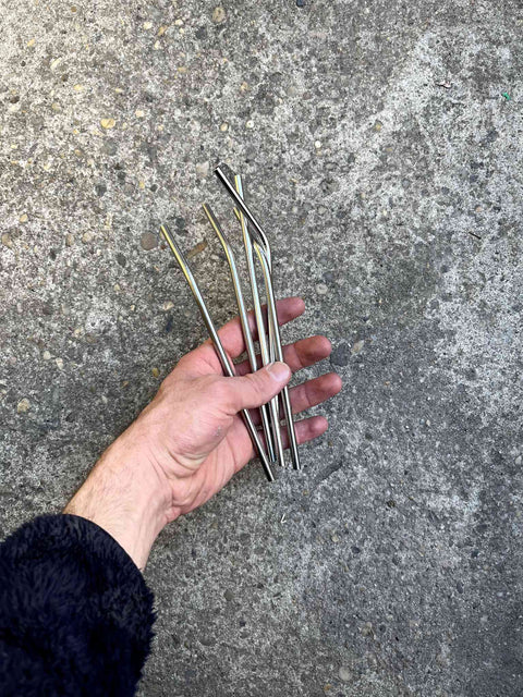 Reusable Stainless Steel Straw Set