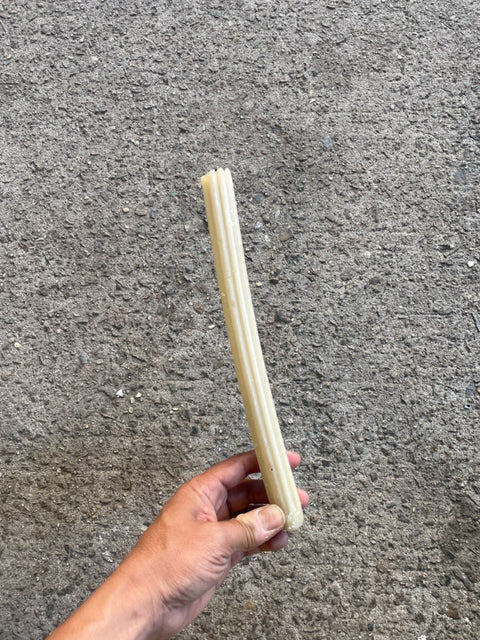 Ribbed Taper Candle