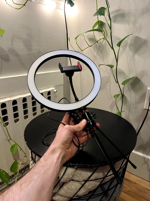 Ring Light With Phone Holder