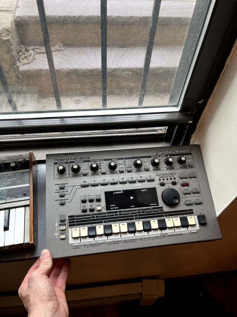 Roland MC-303 Groovebox, Works But Power Cable Not Included