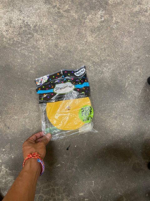 Roll of Yellow Party Streamer