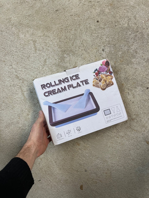 Rolling Ice Cream Plate