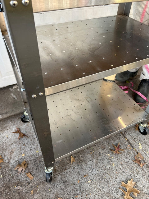 Rolling Kitchen Cart, W30xD20xH37"
