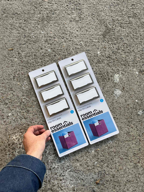 Room Essentials Clip-On Labels