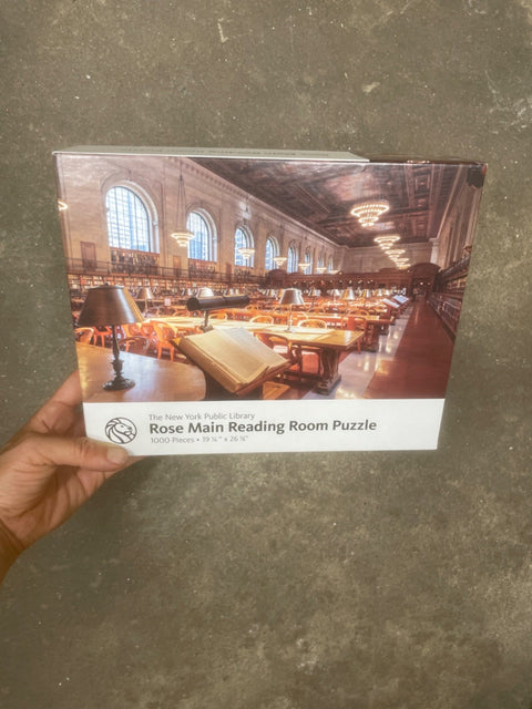NY Public Library Rose Main Reading Room, 1000 Pieces Puzzle