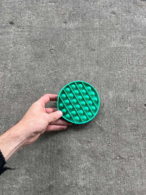 Round Green Pop It Toy