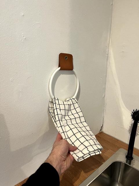 Round Wall-Mounted Towel Holder