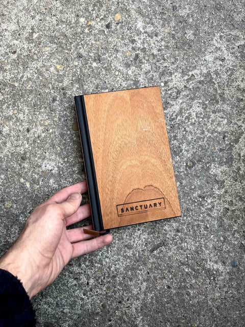 Ruled Notebook With Wooden Cover