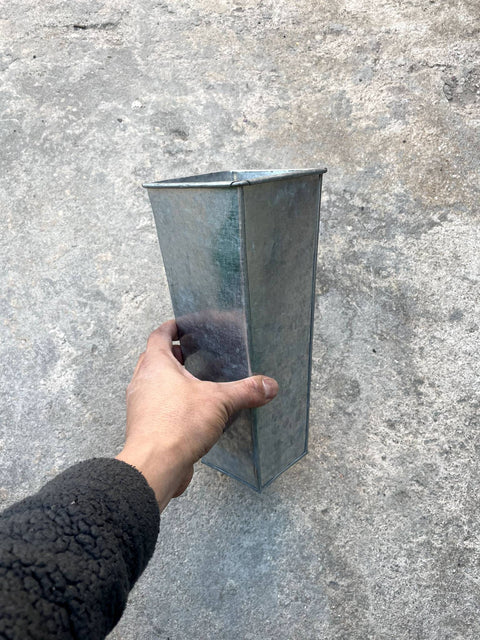 Rustic Metal Planter