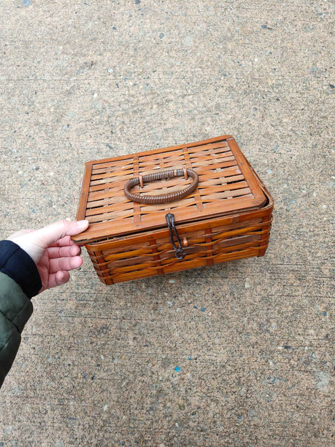 Rustic Woven Storage Basket
