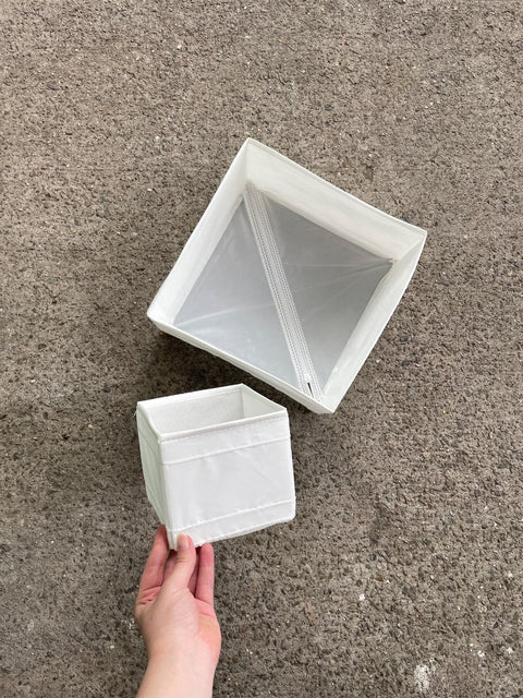 SKUBB IKEA White Foldable Storage Bins